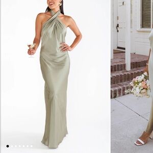 Show Me Your Mumu Jasmine Halter Maxi Dress